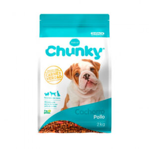 Chunky Perros Cachorros Pollo y Arroz 2 Kg