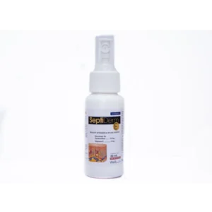 SEPTIDERM E PARA PERROS Y GATOS es un antiséptico a base de Clorhexidina y Vitamina E